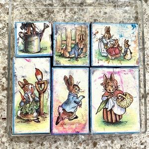 Beatrix Potter Rubber Stamps Crafting Scrapbooking Arts & Crafts Lot of 6